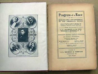 "New Progress of a Race" black history book