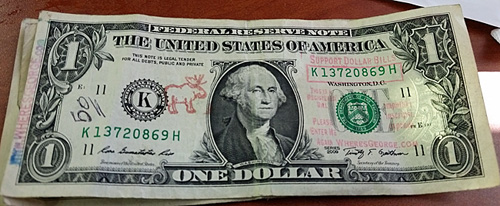  Where s George Tracking Washington On A Marked 1 Bill Auction Finds