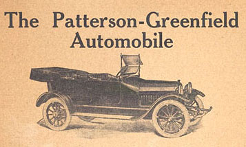 The Patterson-Greenfield car featured in a poster circa 1916-1920.