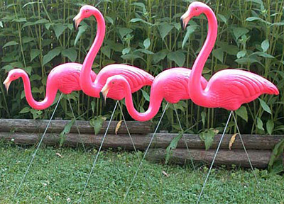 pink flamingo auction
