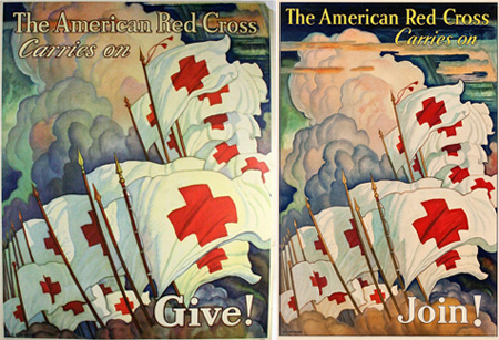 1953 Red Cross poster with N.C. Wyeth illustration – Auction Finds