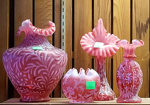 Beautiful rose vases. 