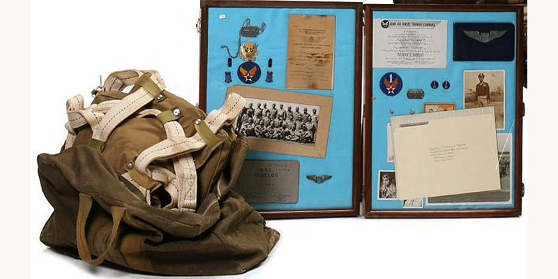 Military gear of Tuskegee Airman William S. Powell Jr.
