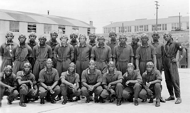 Leonard F. Turner's June 30, 1943, graduating class at the Tuskegee Air Field. 