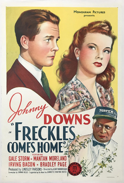 Mantan Moreland poster "Freckles Comes Home," 1942.