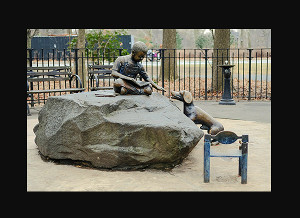 "Peter and Willie" sculpture in Prospect Park, Brooklyn. Photo from nycgovparks.org.