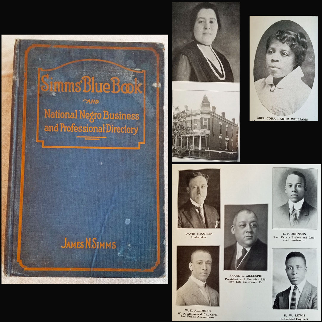 Simms' Blue Book profiles accomplished African Americans in 1923. 