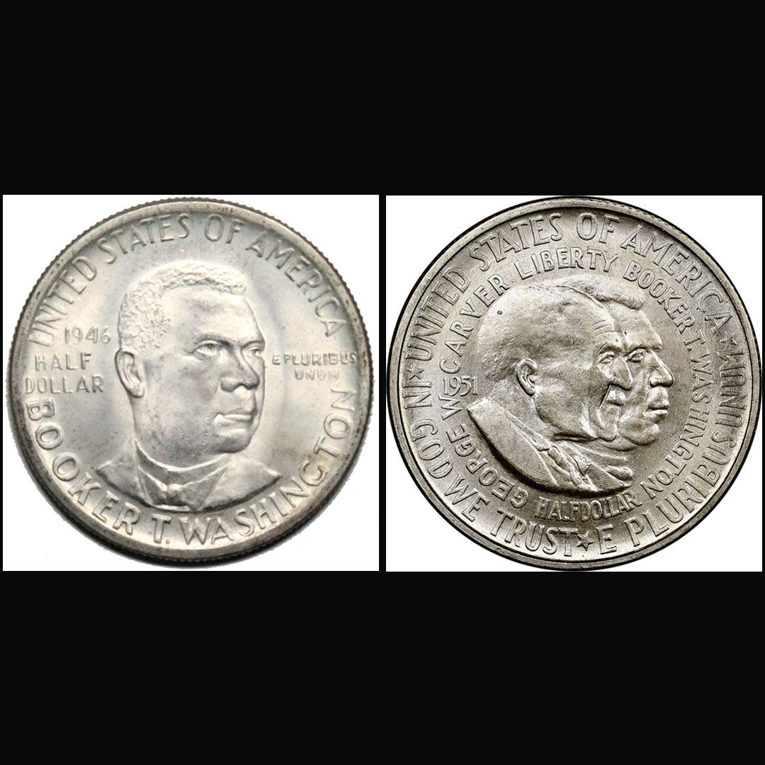 Commemorative coins designed by Isaac Scott Hathaway.
