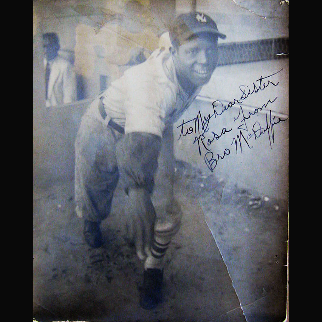 Terris McDuffie of the Negro Leagues. 