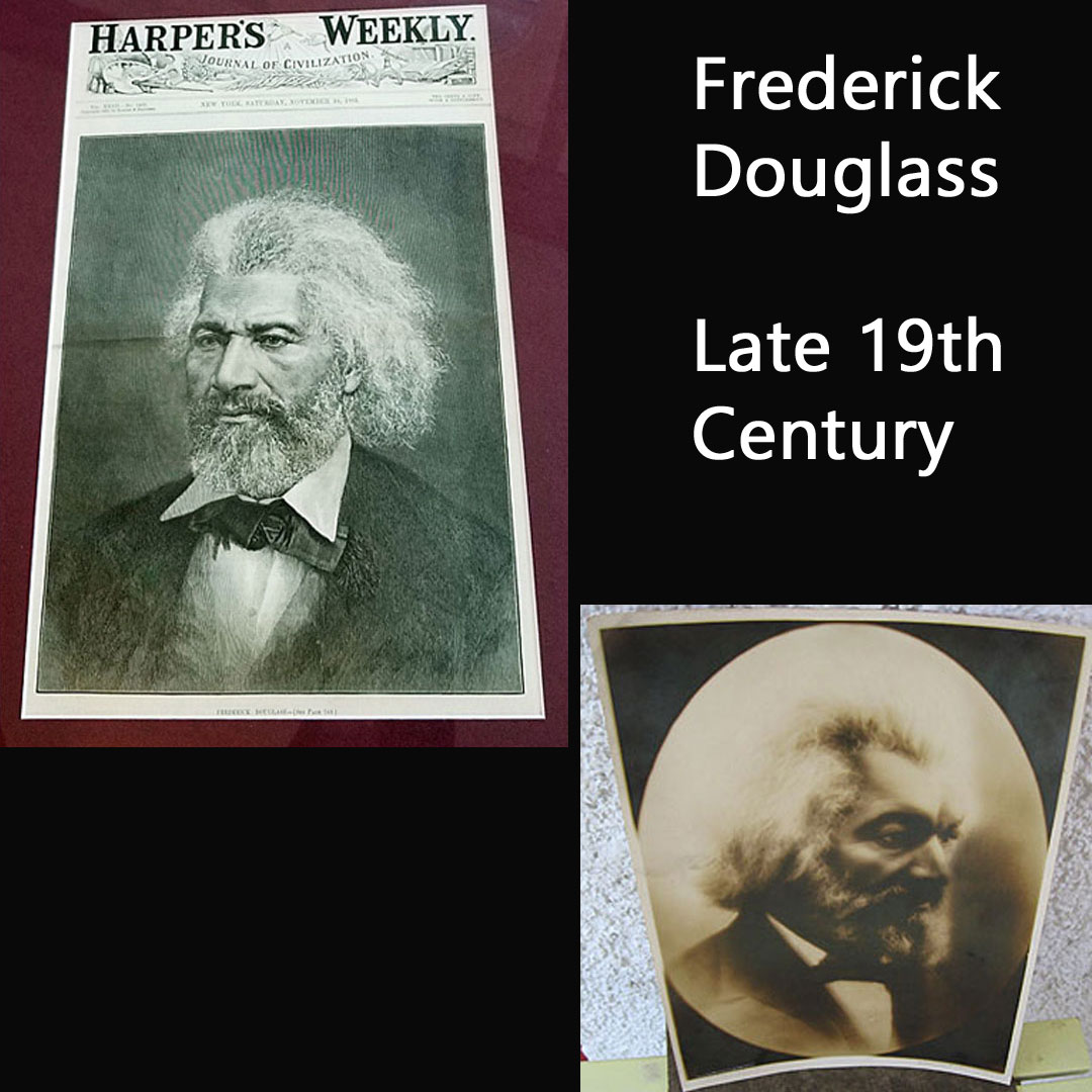 An active Frederick Douglass in late 19th century. 